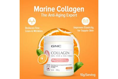 GNC Marine Collagen Powder - Orange Flavour