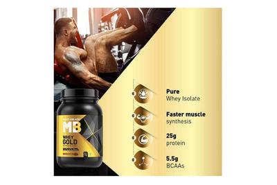 Muscle Blaze Gold Whey (Rick Milk Chocolate) 1kg