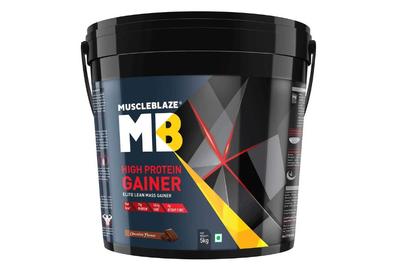 Muscle Blaze High Protein Gainer (Chocolate Flavour) 3kg - Get Shaker Free