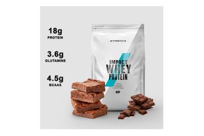 My Protein Impact Whey (Chocolate Brownie) 2.5kg - Get Shaker Free