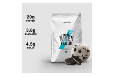 My Protein Impact Whey (Cookies and Cream) 2.5kg - Get Shaker Free