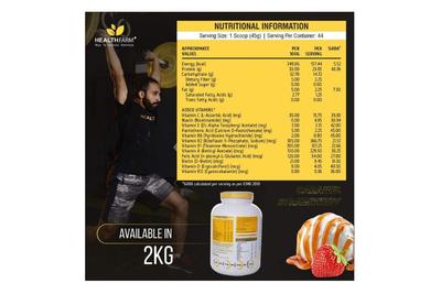 Healthfarm Iso-7 (Strawberry Caramel) 2kg - Get Shaker Free