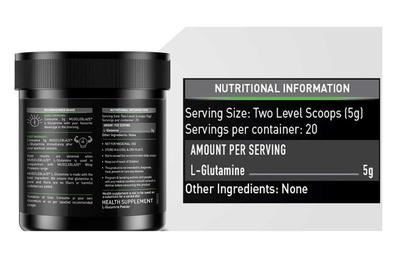 Muscle Blaze L-Glutamine (Unflavoured) - 250gm