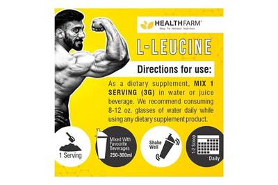 Healthfarm L Leucine  (Unflavoured) 100gm