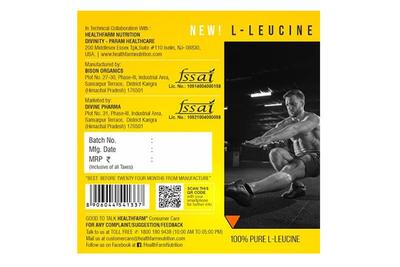 Healthfarm L Leucine  (Unflavoured) 100gm