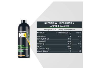 Muscle Blaze Liquid Carnitine (Tangy Orange) - 450mL