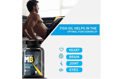 Muscle Blaze Fish oil 1000mg - 60 Caps