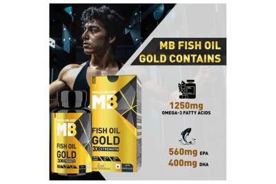 Muscle Blaze Gold Fish oil Triple Strength - 60 Caps