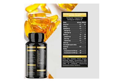 Muscle Blaze Gold Fish oil Triple Strength - 60 Caps