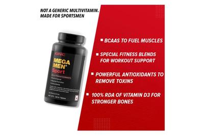 GNC Mega Men Sport 120tabs