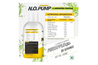 Healthfarm NO Pump (Pineapple) 500ml