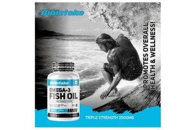 Biointake Omega 3 Fish Oil Triple Strength 100Caps