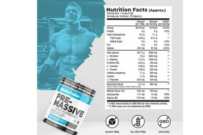 Biointake Pre-Massive (Glacial Green Mango) 30 Servings