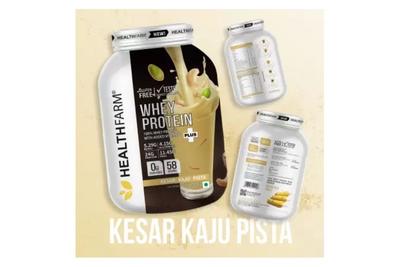 Healthfarm Whey Protein Plus (Kesar Kaju Pista) 2kg