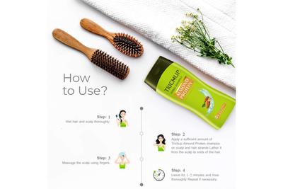 TRICHUP HERBAL SHAMPOO ALMOND PROTIEN