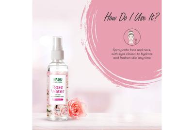 VASU NATURALS ROSE WATER