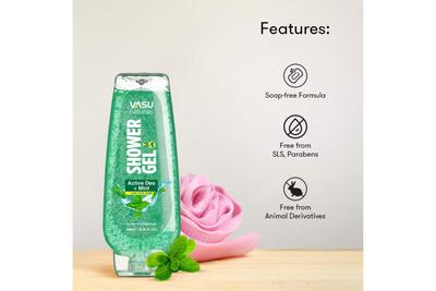 VASU SHOWER GEL - ACTIVE DEO MINT