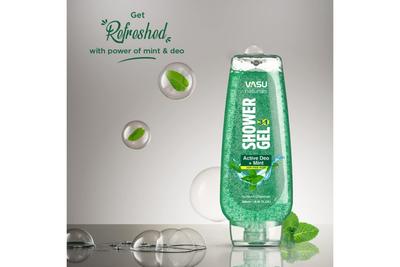 VASU SHOWER GEL - ACTIVE DEO MINT