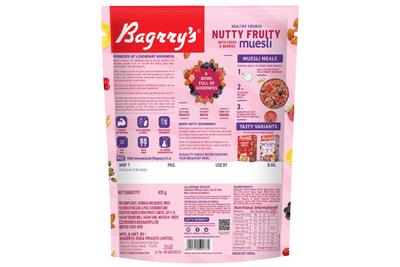 Bagrry's Crunchy Nutty Fruity Muesli With Seed & Berries