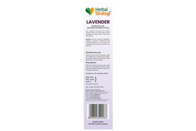 Herbal Strategi Lavender Essential Oil Infused Incense Sticks