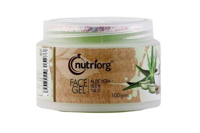 Nutriorg Aloevera Face Gel Neem & Tulsi