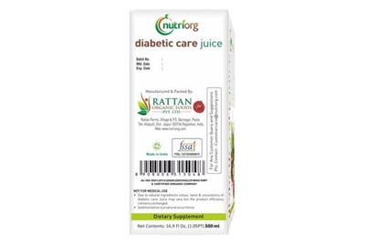 Nutriorg Diabetic Care Juice