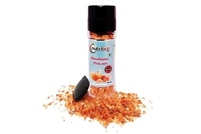 Nutriorg Himalayan Pink Salt Grinder Bottle