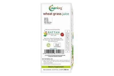 Nutriorg Wheatgrass Juice