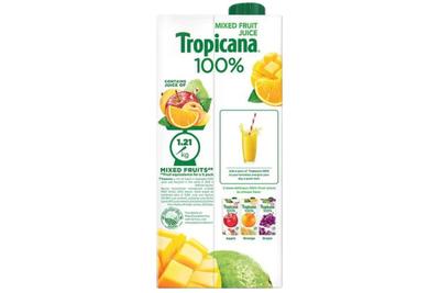 Tropicana 100% Mixed Fruit Juice Terta Pack