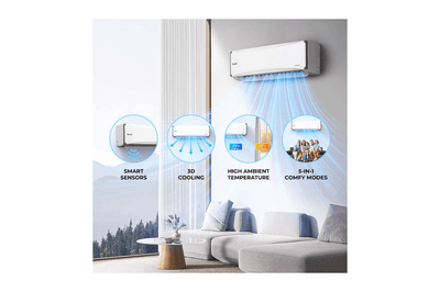 Perrel 1.5 Ton 3 Star Smart Split AC, PR15AS3IO2HLE25 (Copper, 5-in-1 Convertible, Anti-Bacterial PM 1.0 Filter, Cools at 55 degrees Celcius, 2025 Model)
