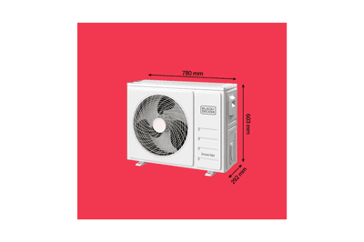BLACK+DECKER 2025 Model 2 Ton 3 Star Heavy Duty Split Inverter AC - White  (BXACD3I320BP1IN, Copper Condenser)