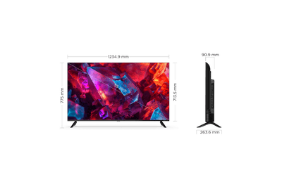 BLACK+DECKER 139 cm (55 inches) A1 Series 4K Ultra HD LED Smart Google TV BXTVGU55UD2875ATIN (Black)