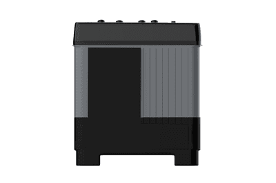 Acer 10.0 Kg 5 Star Semi-Automatic Top Loading Washing Machine(AR10SAMBGL124D, Black-Grey, 4 Wash Programs, Hexa Flow Pulsator, Advanced Lint Filter)