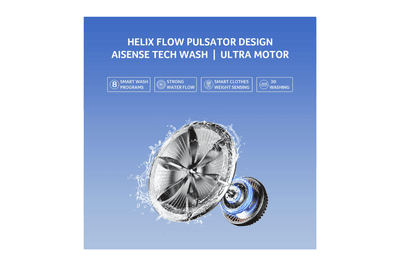 Acer 6.5 Kg 5 Star Fully-Automatic Top Loading Washing Machine (AR65HFATLH1C1MB24D, Mid Black,8 Wash Programs, Magic Filter, Robust Motor)