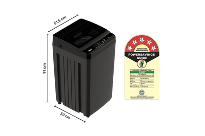 Acer 6.5 Kg 5 Star Fully-Automatic Top Loading Washing Machine (AR65HFATLH1C1MB24D, Mid Black,8 Wash Programs, Magic Filter, Robust Motor)