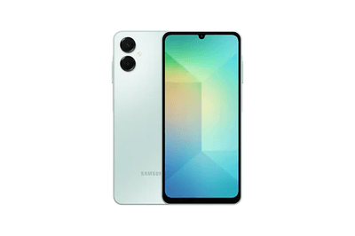 Samsung Galaxy A06 5G (Light Green, 4GB RAM, 128GB Storage) | 50MP Dual Camera | 4 Gen OS Upgrades | IP54 Rating | Voice Focus