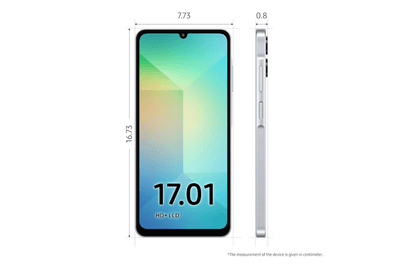 Samsung Galaxy A06 5G (Gray, 6GB RAM, 128GB Storage) | 50MP Dual Camera | 4 Gen OS Upgrades | IP54 Rating | Voice Focus