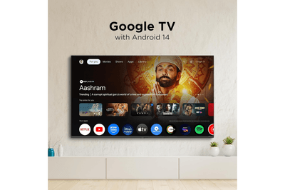 BLACK+DECKER 164 cm (65 inches) A1 Series 4K Ultra HD LED Smart Google TV BXTVGU65UD2875ATIN (Black)