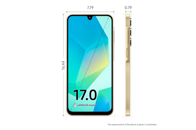 Samsung Galaxy A16 5G (Gold, 8GB RAM, 128GB Storage) | Super AMOLED | 50MP Triple Camera with Ultra Wide Lens | 6 OS & 6 Years Security Updates | IP54 | Tap & Pay | 5000mAh