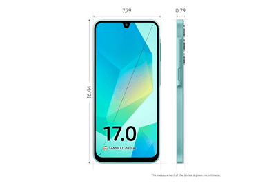 Samsung Galaxy A16 5G (Light Green, 8GB RAM, 128GB Storage) | Super AMOLED | 50MP Triple Camera with Ultra Wide Lens | 6 OS & 6 Years Security Updates | IP54 | Tap & Pay | 5000mAh