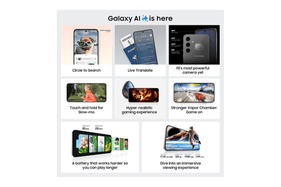 Samsung Galaxy S24 FE 5G AI Smartphone (Blue, 8GB RAM, 128GB Storage)