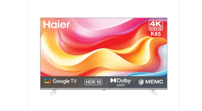 Haier 4K Ultra HD K85 Series 127cm(50) Smart Google TV -H505K85FUX (2025 Model)