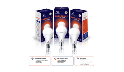 9W B22D Rechargable Emergency LED Bulb