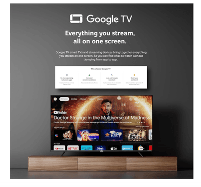 acer 109 cm (43 inches) Super Series 4K Ultra HD Smart QLED Google TV AR43QDXGU2875AT (Black)