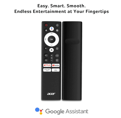 acer 126 cm (50 inches) Super Series 4K Ultra HD Smart QLED Google TV AR50QDXGU2875AT (Black)