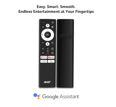 acer 126 cm (50 inches) I Pro Series 4K Ultra HD LED Smart Google TV AR50UDIGU2875AT (Black)
