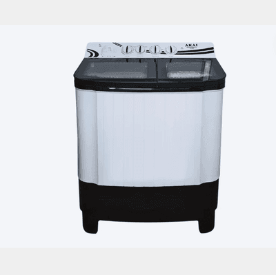 Akai 10.5KG Top Load Black Semi-Automatic Washing Machine( AKSA-105WGBFG)