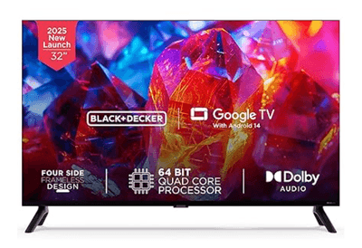 BLACK+DECKER 32-INCH PRISM Series HD QLED TV(Model:BXTVGU32HD2841NTIN)
