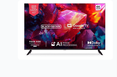 BLACK+DECKER 43inches Relay Series 4K UHD LED TV ( BXTVGU43UD2875BTIN )