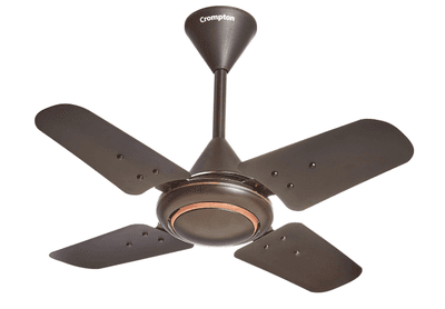  Crompton Ariyabriz 600 mm (24 inch) High Speed 4-Blade Anti Rust Small Ceiling Fan (Dark Raisin)